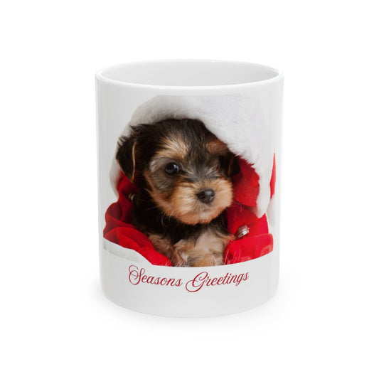 Festive Ceramic Mug with Holiday Designs - Perfect for Christmas Gift, Seasonal Decor, Coffee Lover, Tea Time, Winter Celebrations