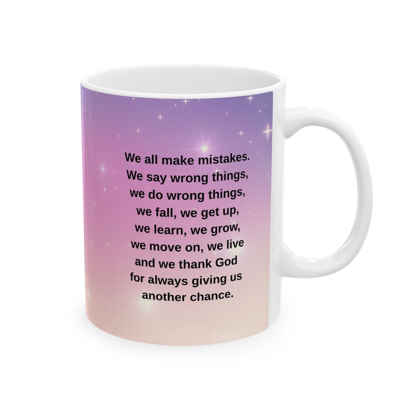 Magical Inspirational Ceramic Mug, Coffee Cup, Unique Gift, Motivational Drinkware, Self-Care Reminder, Perfect for Birthdays, Uplifting