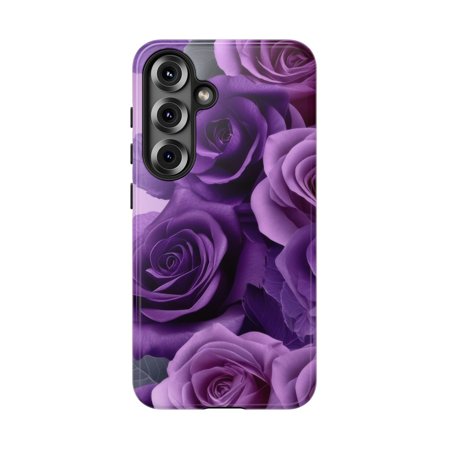Tough Cases, Beautiful Purple Floral Design