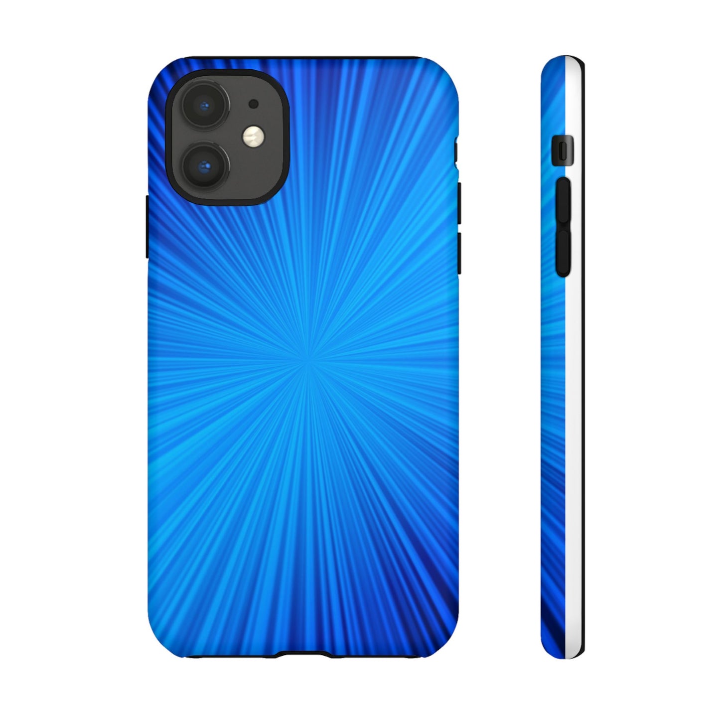 Tough Cases, Beautiful Blue Starburst Design