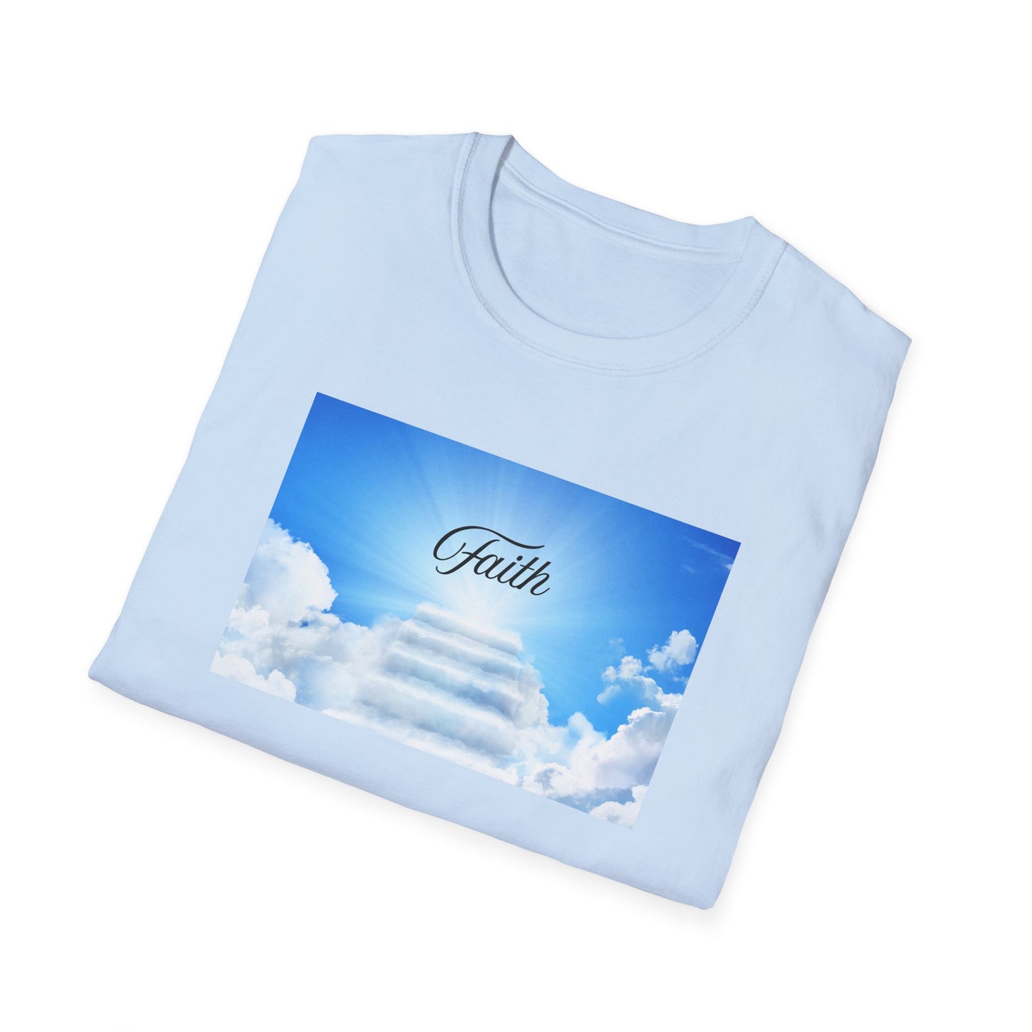 Faith-Inspired Softstyle T-Shirt, Inspirational Tee, Casual Wear, Gift for Believers, Spiritual Apparel, Everyday Comfort