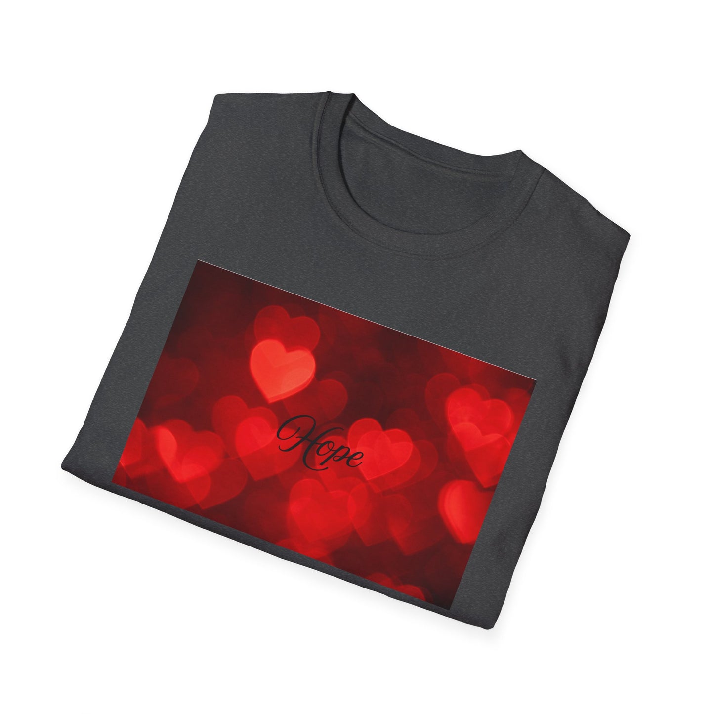 Romantic Heart T-Shirt, Perfect for Valentine's Day, Cute Couple Gift, Love Quote Tee, Softstyle Shirt