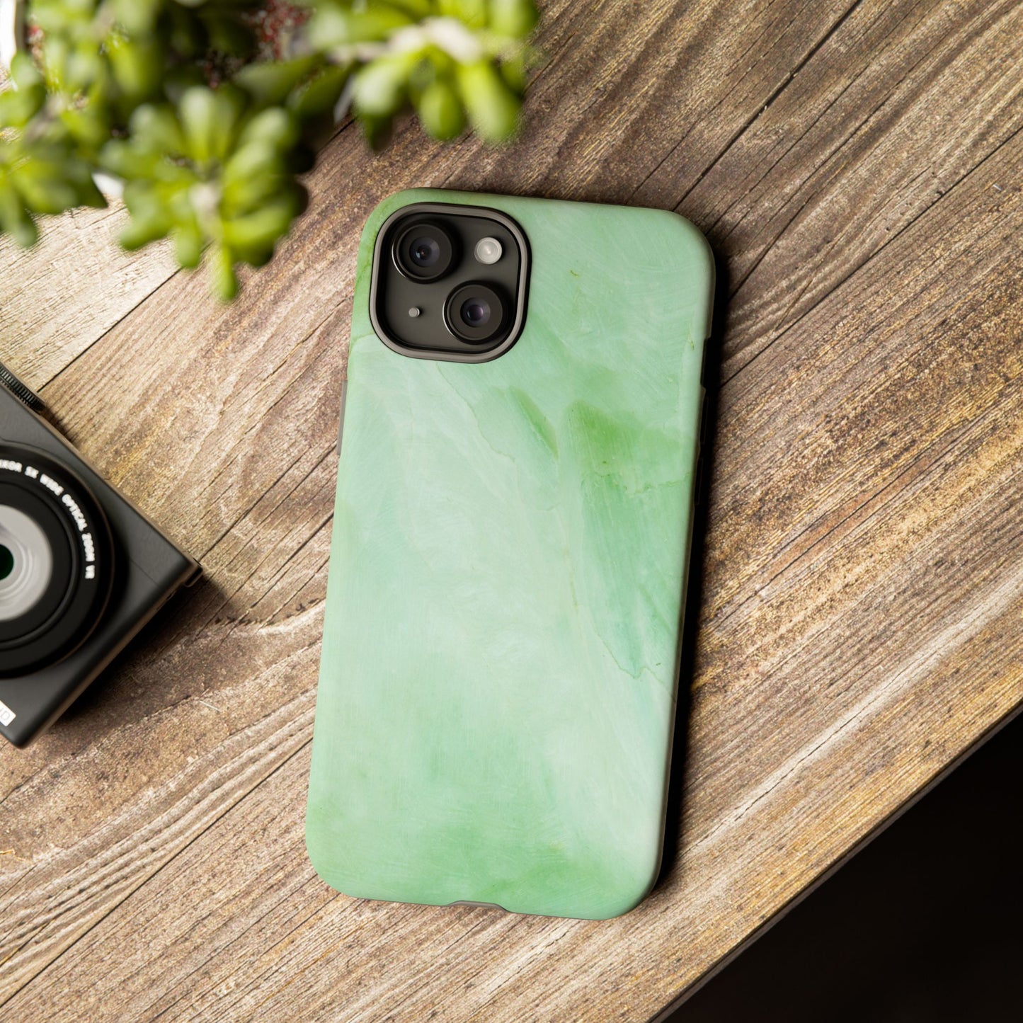 Tough Cases, Beautiful Green Marble Design