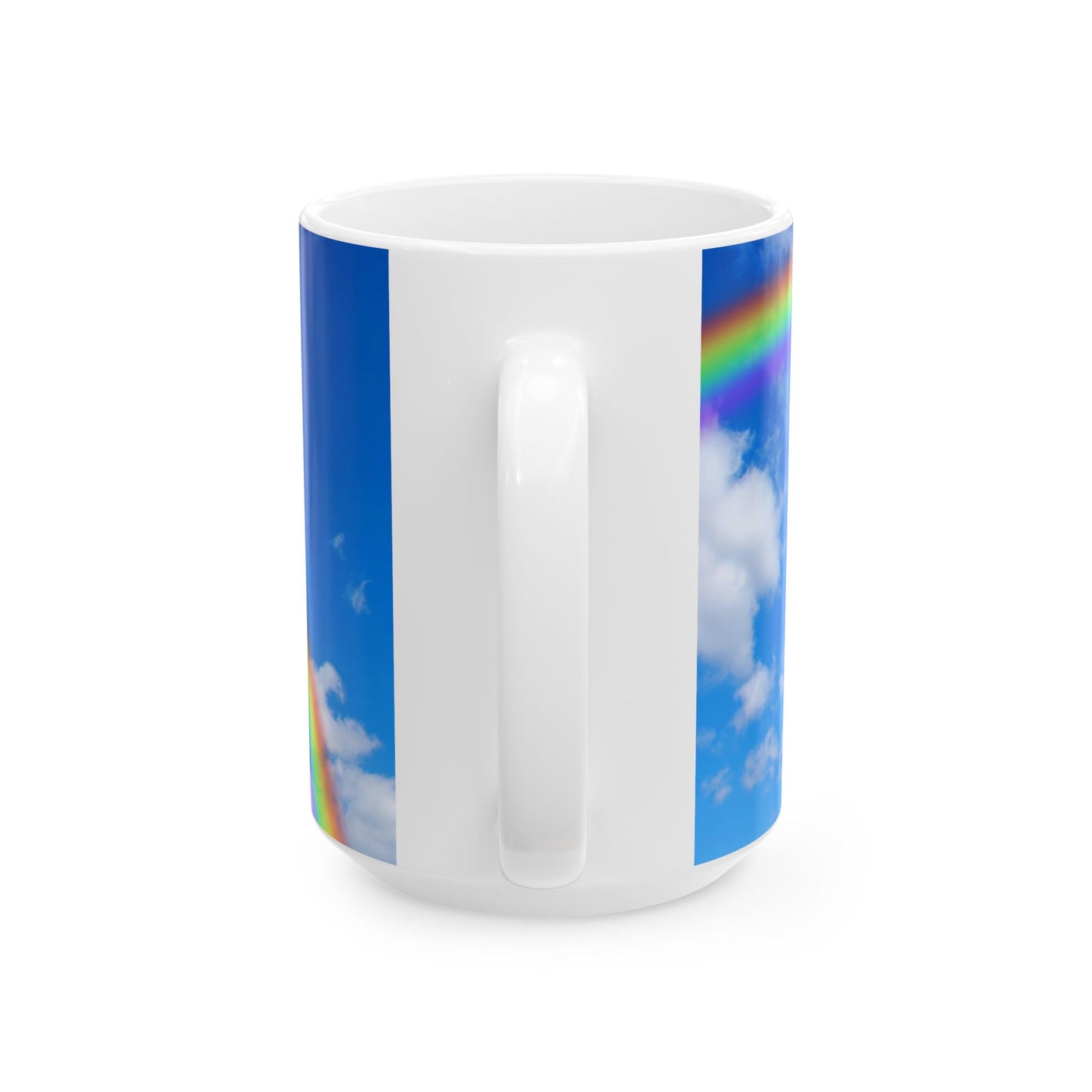 Rainbow Sky Ceramic Mug - Inspire Joy & Hope, Perfect Gift for Coffee Lovers, Personalized Mug for Holidays & Celebrations, [...]