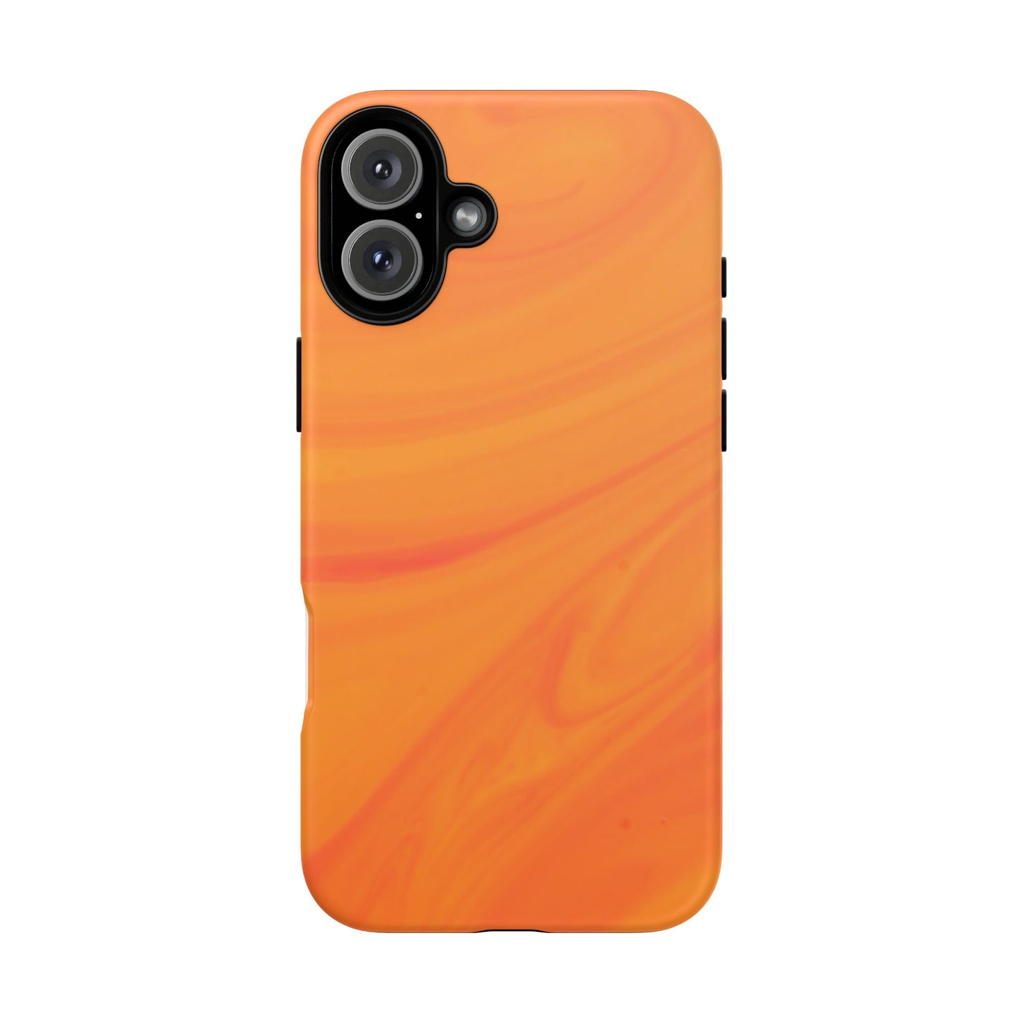 Tough Cases, Beautiful Orange Marble Design