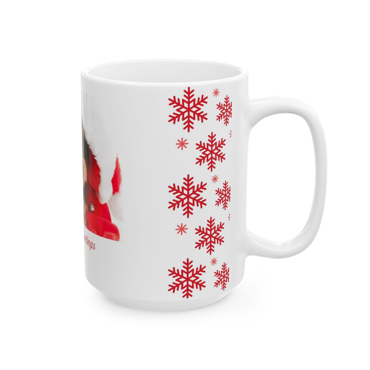 Festive Ceramic Mug with Holiday Designs - Perfect for Christmas Gift, Seasonal Decor, Coffee Lover, Tea Time, Winter Celebrations