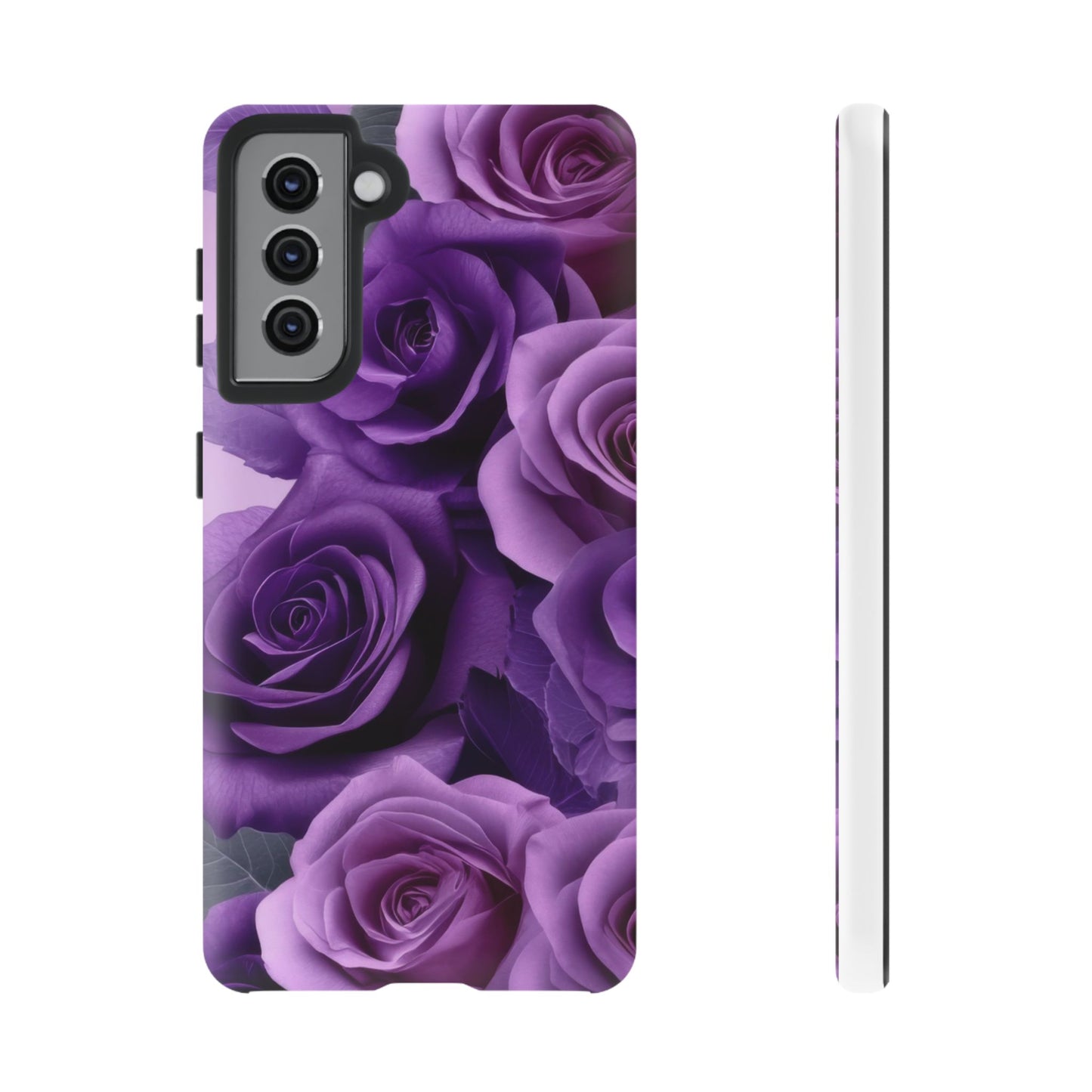 Tough Cases, Beautiful Purple Floral Design