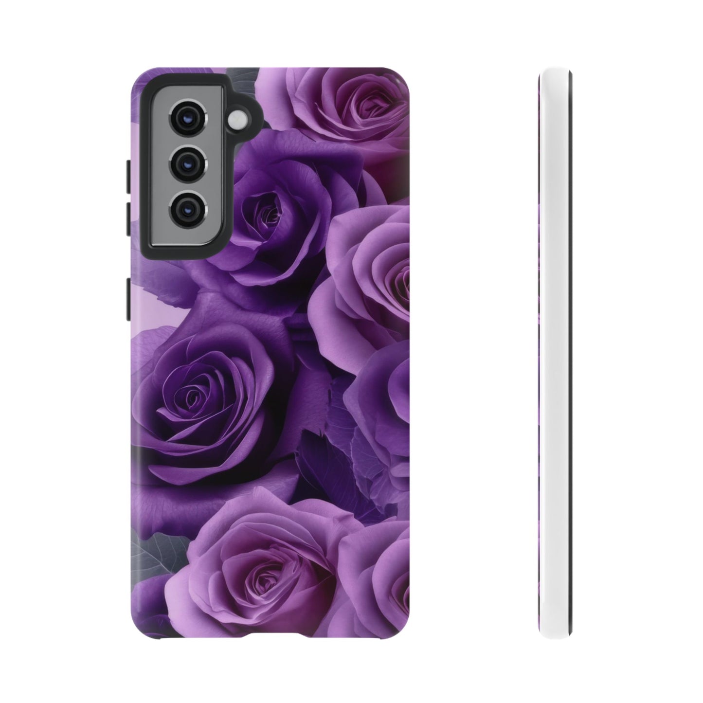 Tough Cases, Beautiful Purple Floral Design