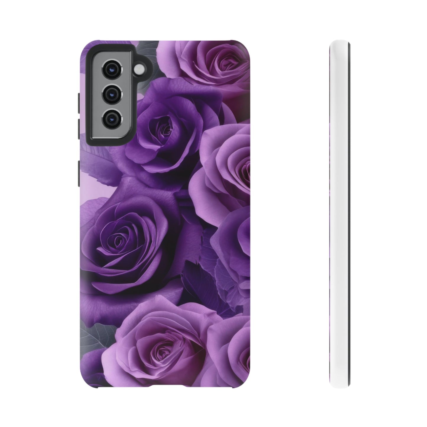 Tough Cases, Beautiful Purple Floral Design