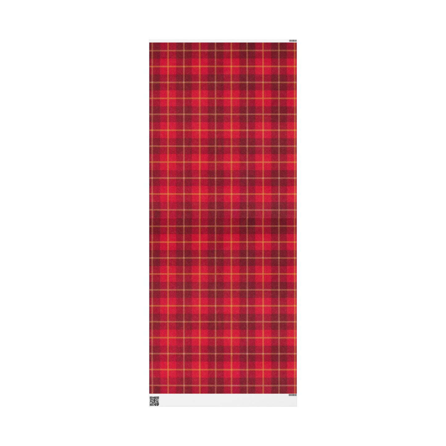 Red Buffalo Plaid Wrapping Paper Roll — Festive Christmas Gift Wrap
