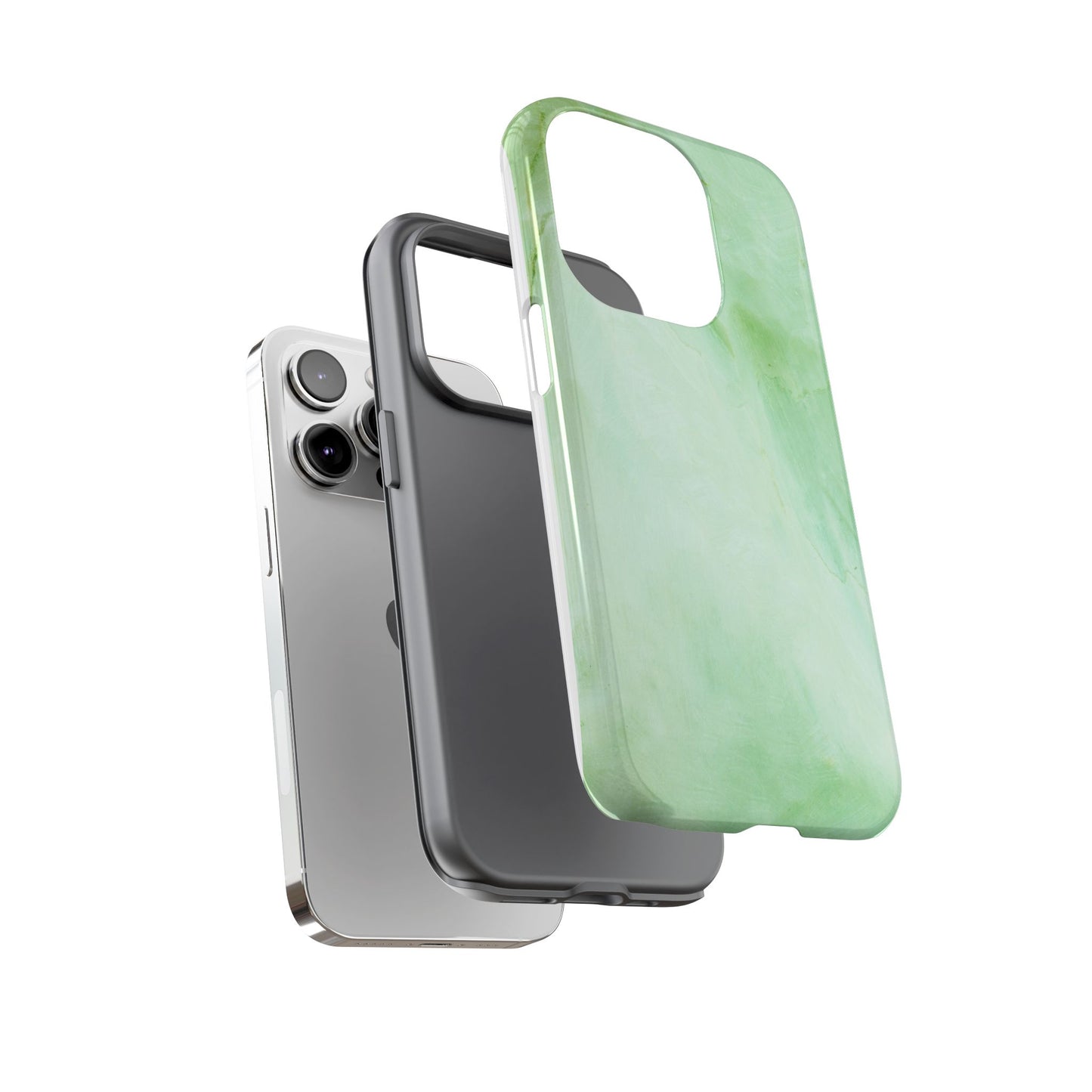 Tough Cases, Beautiful Green Marble Design