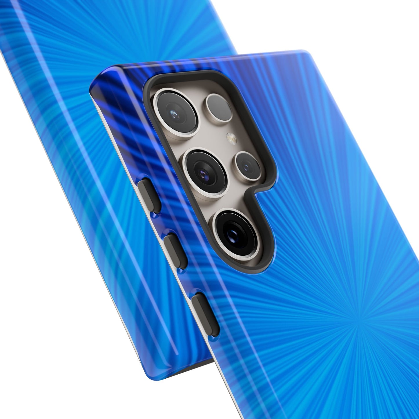 Tough Cases, Beautiful Blue Starburst Design