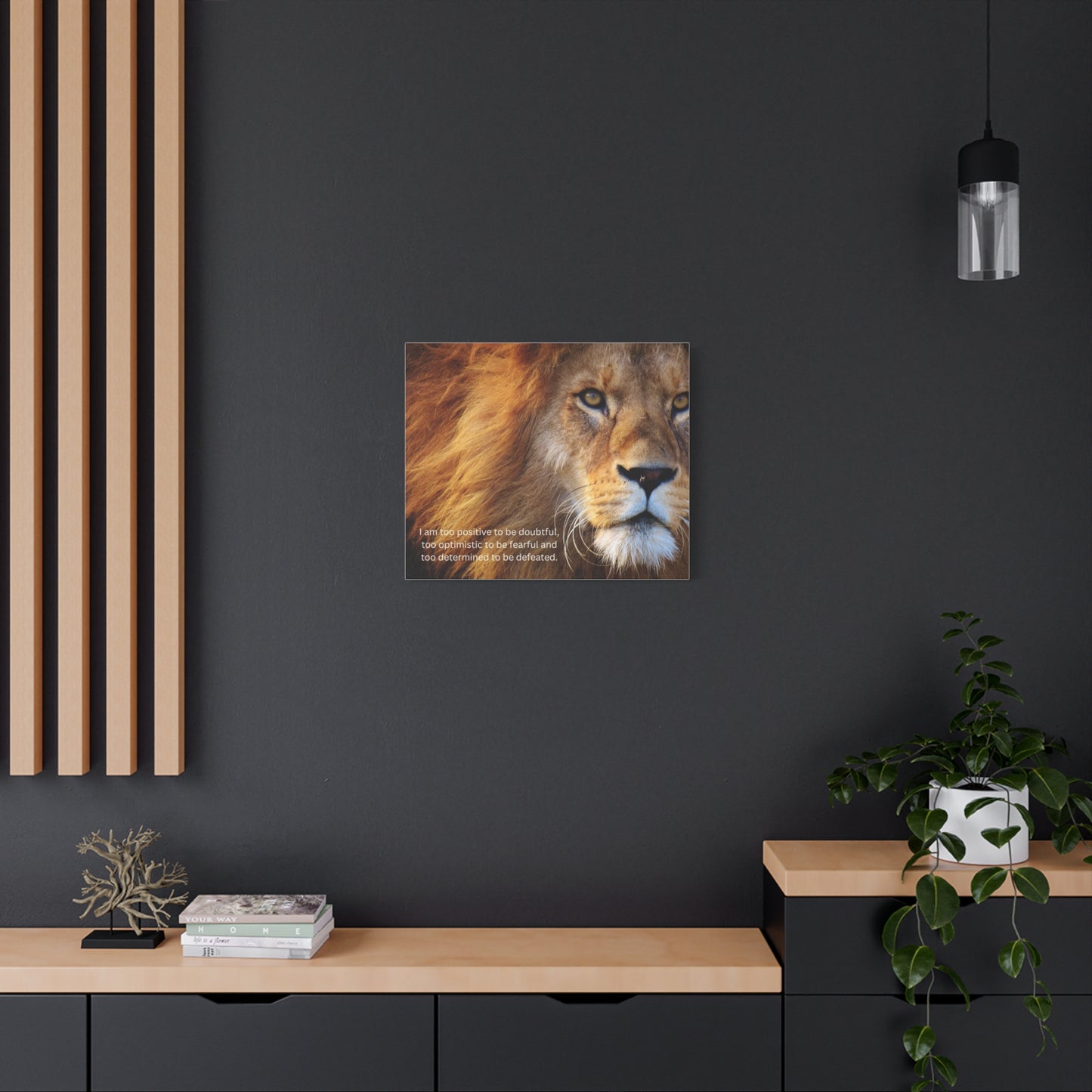 Inspiring Lion Canvas Print, Motivational Wall Art for Home Decor, Positive Affirmation Decor, Gift for Animal Lovers, Uplifting [...]