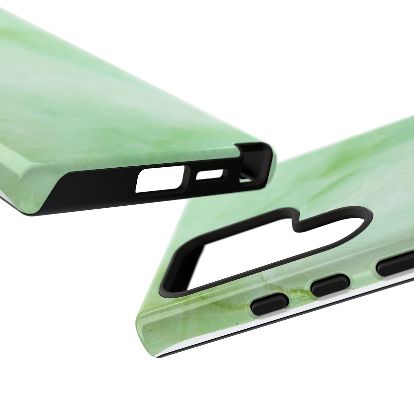 Tough Cases, Beautiful Green Marble Design