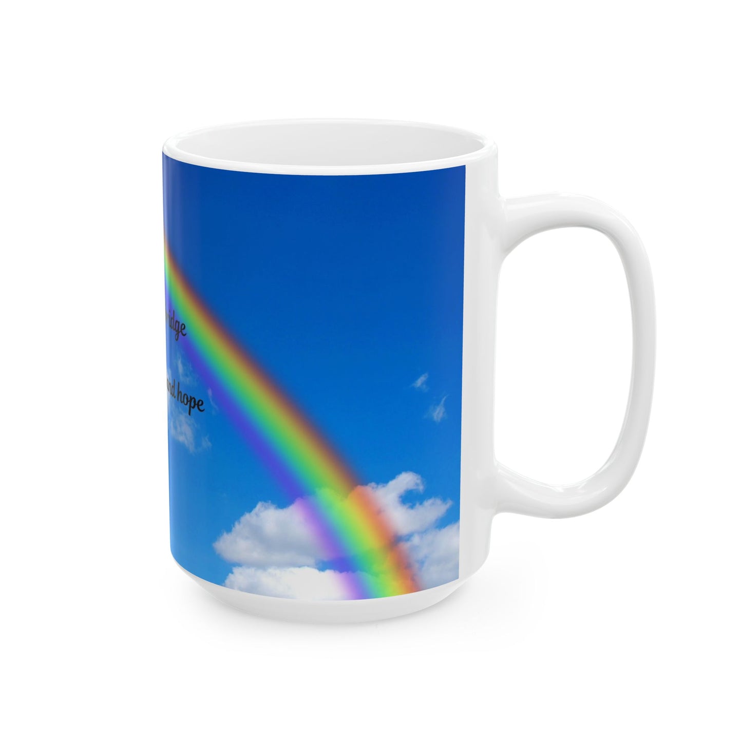 Rainbow Sky Ceramic Mug - Inspire Joy & Hope, Perfect Gift for Coffee Lovers, Personalized Mug for Holidays & Celebrations, [...]