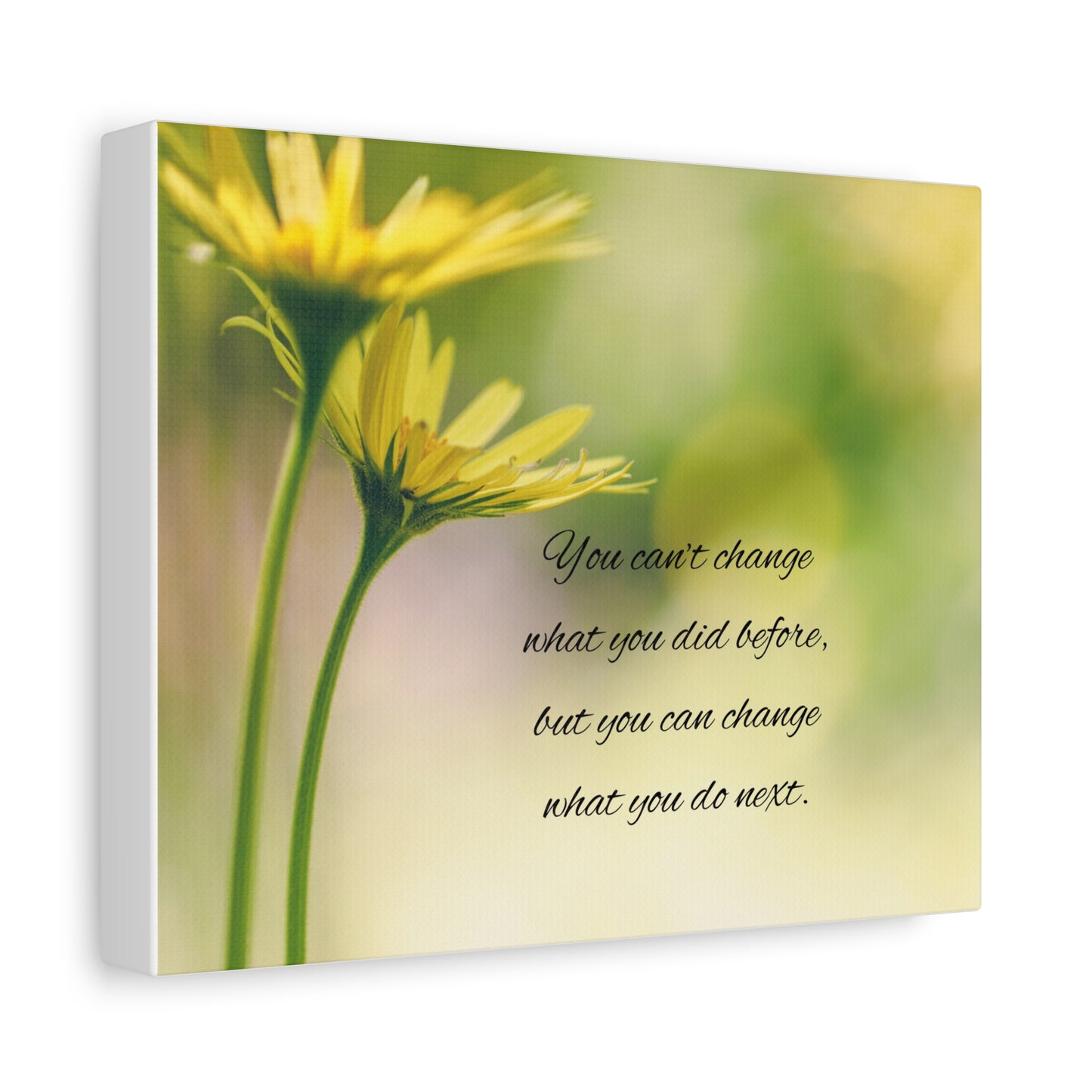 Inspirational Canvas Print, Motivational Wall Art, Home Decor, Gift for Friends, Uplifting Quote Decoration