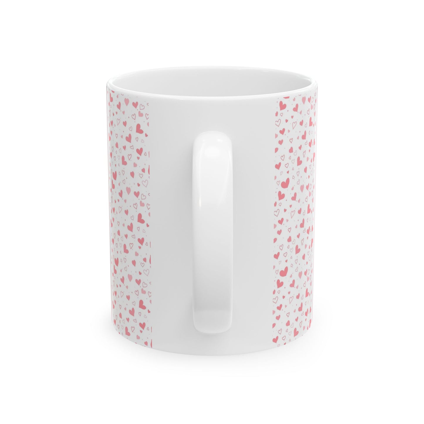 Cute Dog Floral Ceramic Mug - Inspiring Quote for Dog Lovers, Coffee Lovers Gift, Heart Pattern Mug, Pet Owner Gift, Inspirational Drinkware