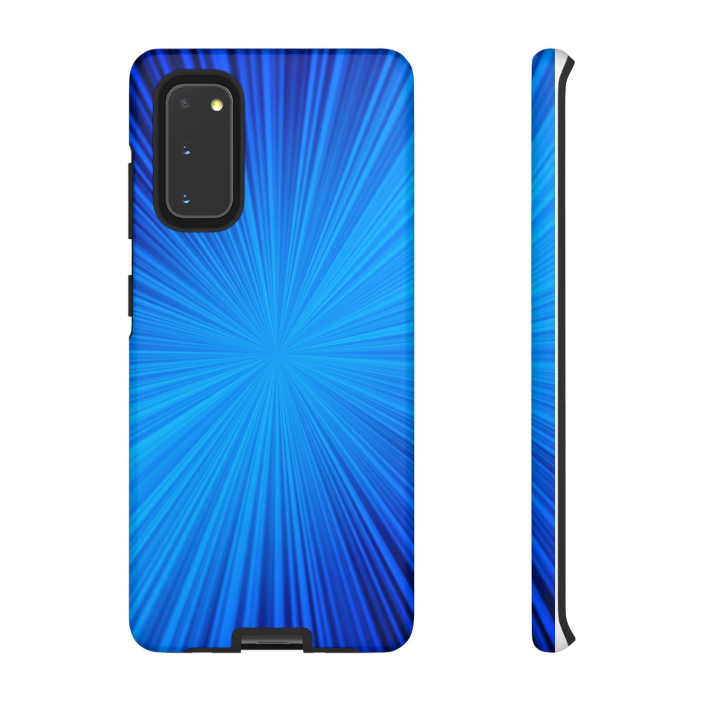 Tough Cases, Beautiful Blue Starburst Design