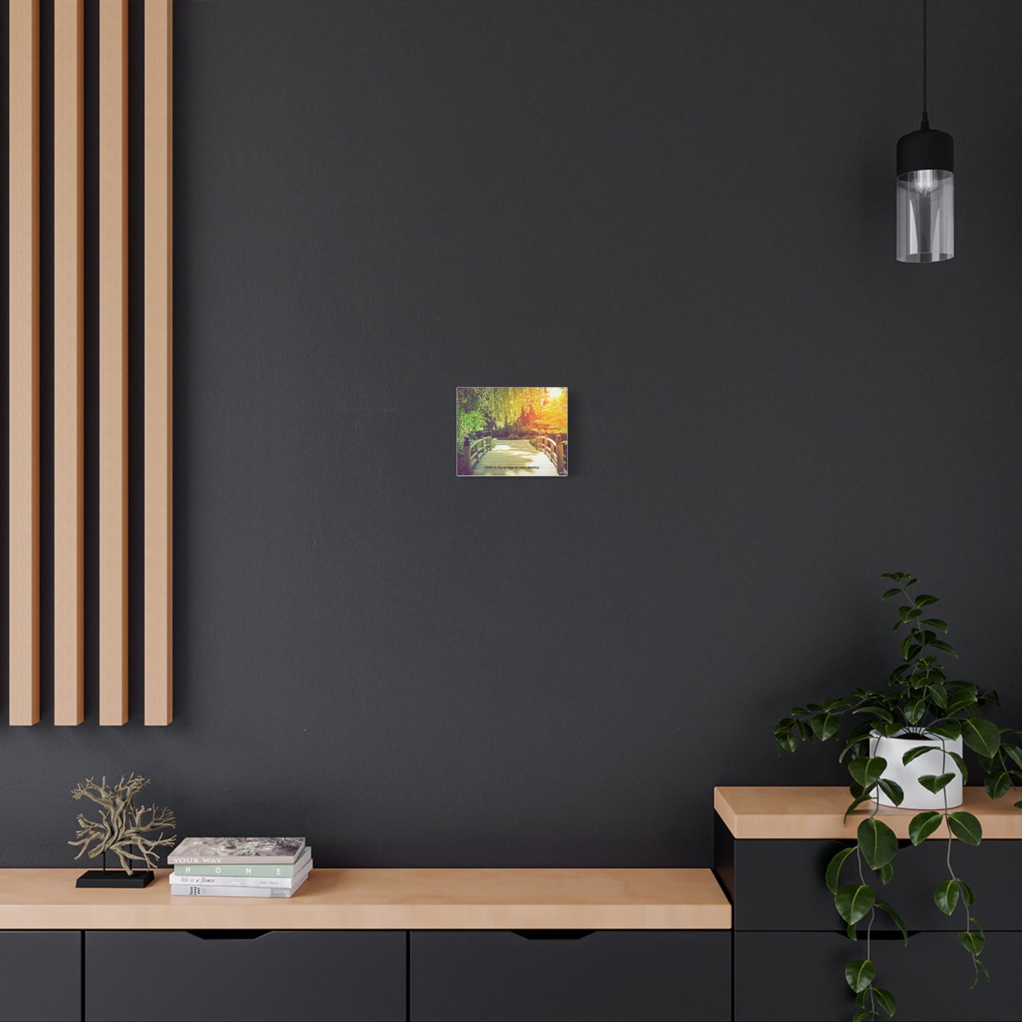 Inspirational Canvas Wall Art, Faith Is the Bridge to Your Destiny, Home Decor, Motivational Art, Living Room Decoration, Gift Idea