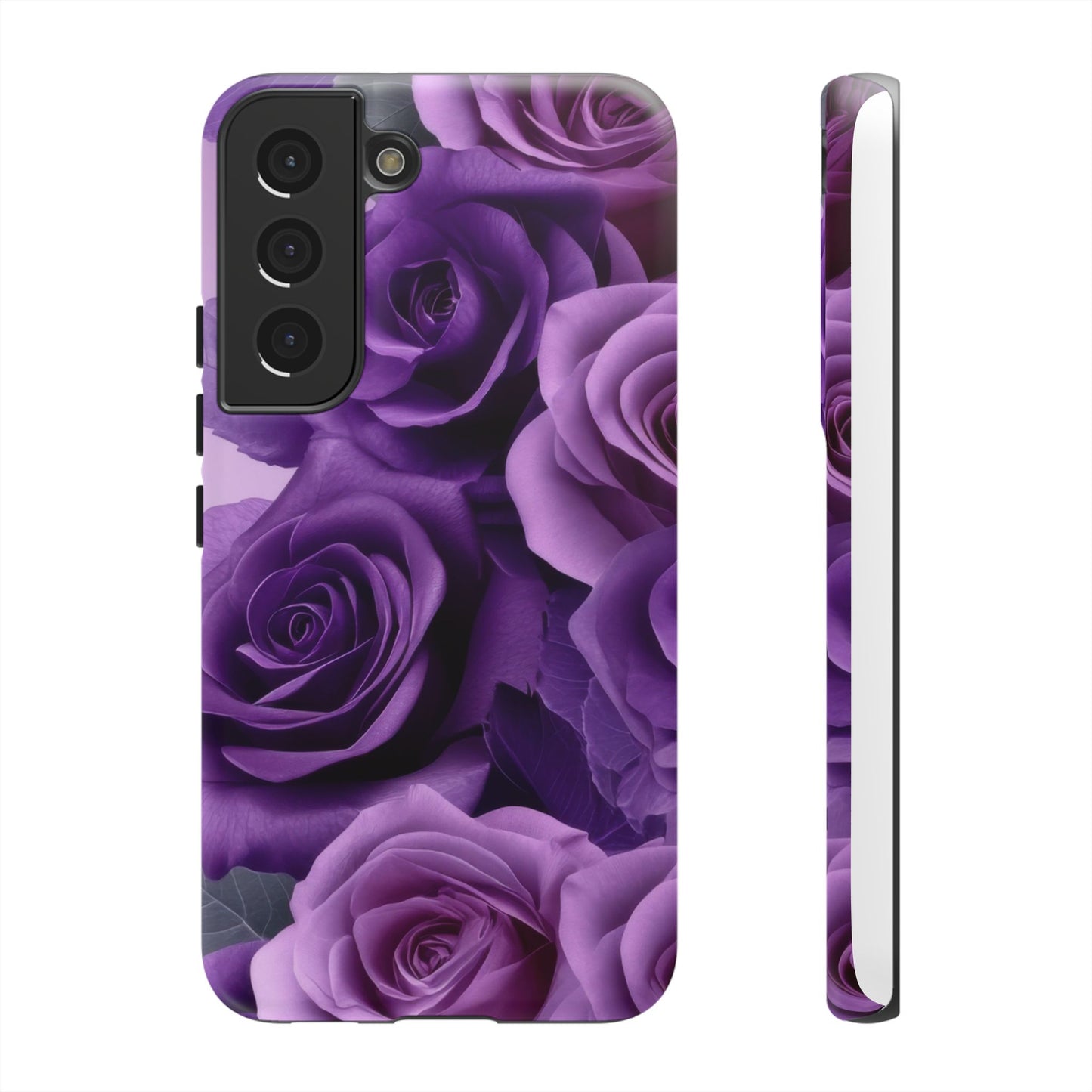 Tough Cases, Beautiful Purple Floral Design