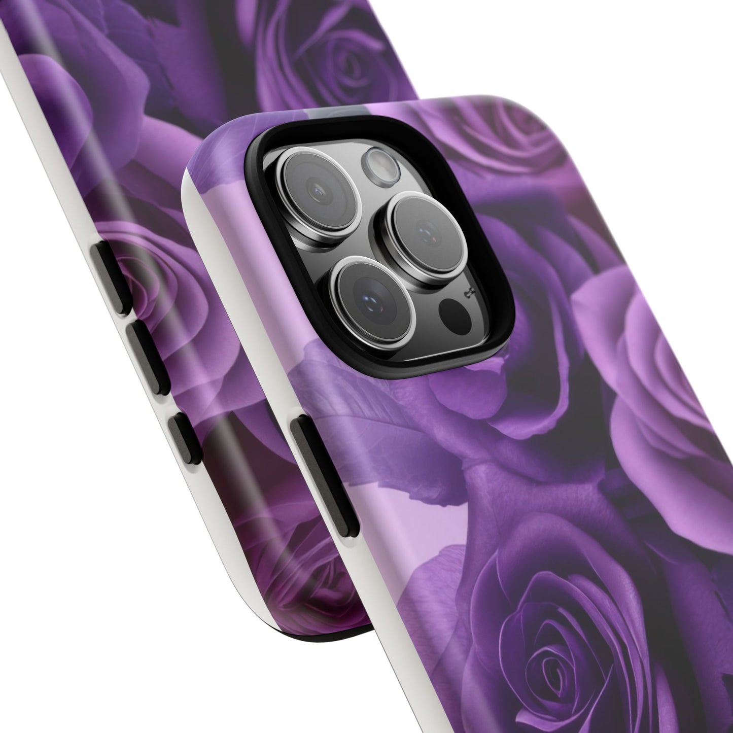 Tough Cases, Beautiful Purple Floral Design