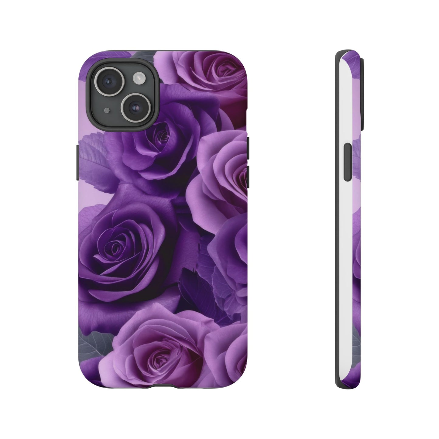 Tough Cases, Beautiful Purple Floral Design