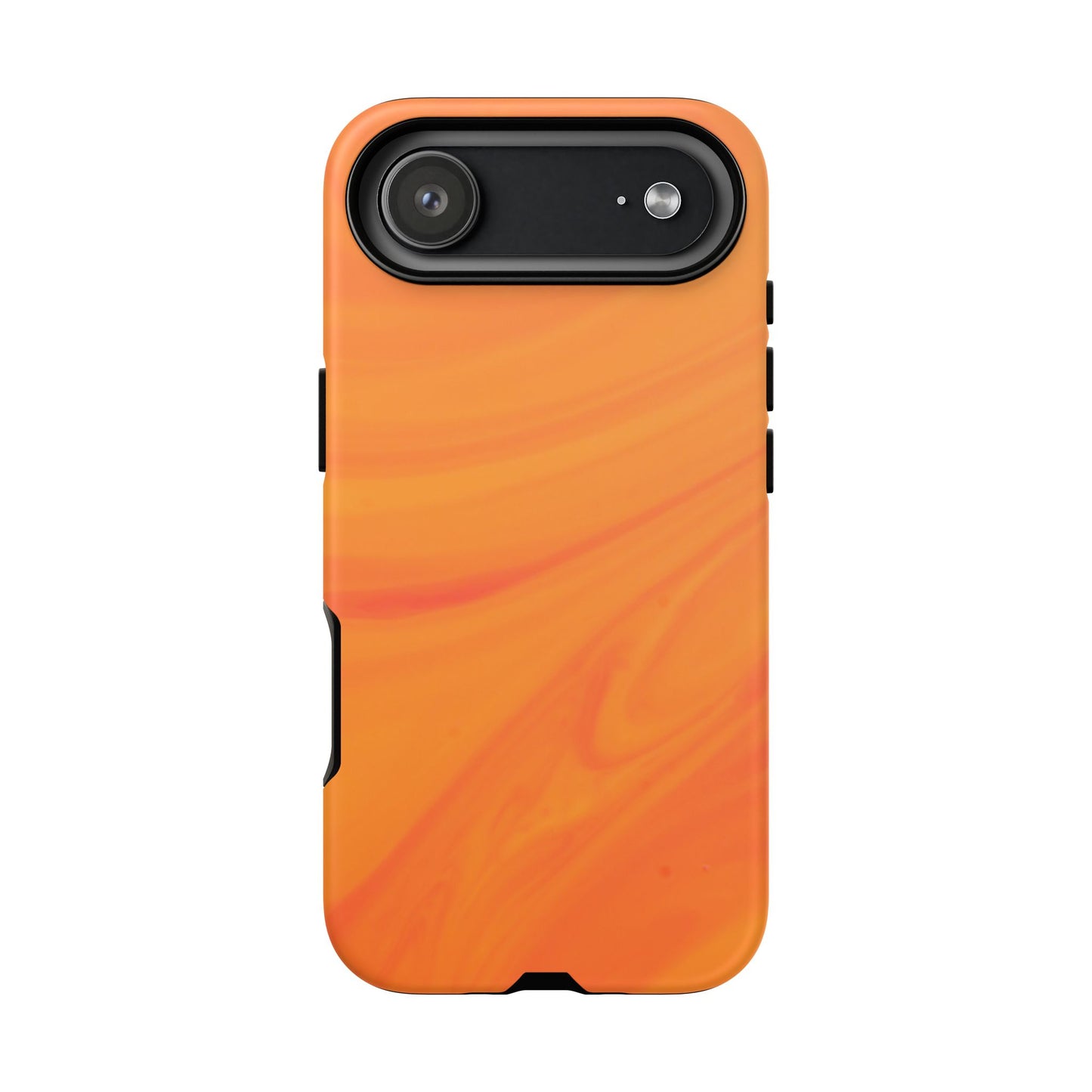 Tough Cases, Beautiful Orange Marble Design