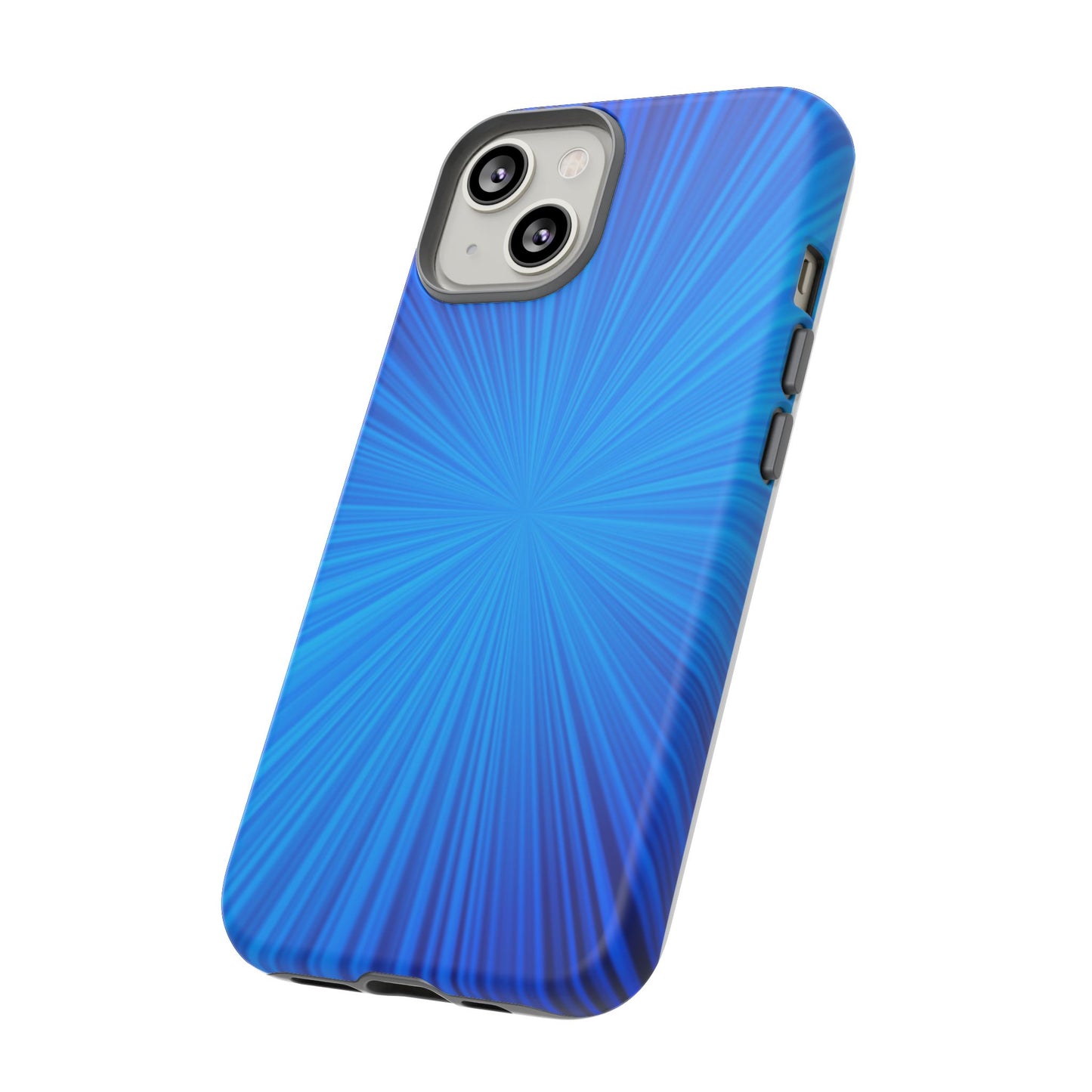 Tough Cases, Beautiful Blue Starburst Design