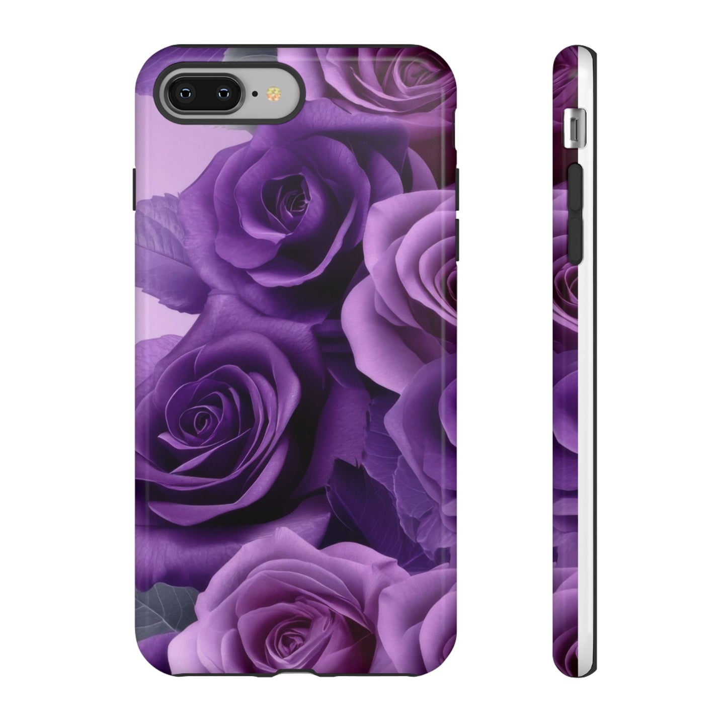 Tough Cases, Beautiful Purple Floral Design