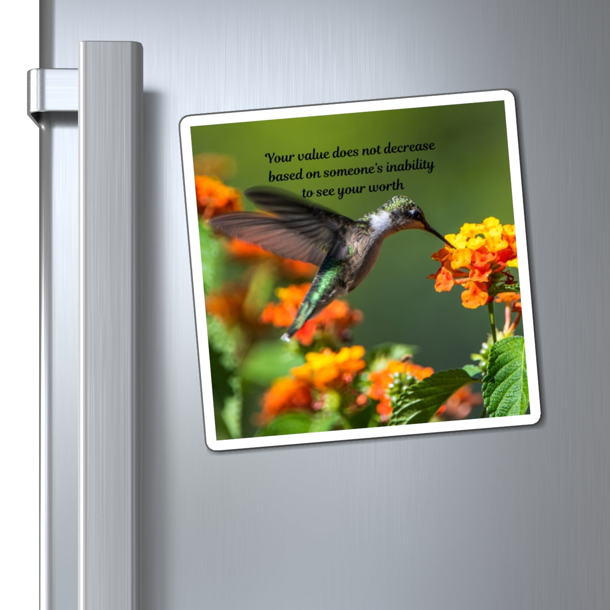 Inspirational Hummingbird Magnet - Uplifting Home Decor for Nature Lovers, Gift for Friends and Family, Encouragement, Motivation, [...]