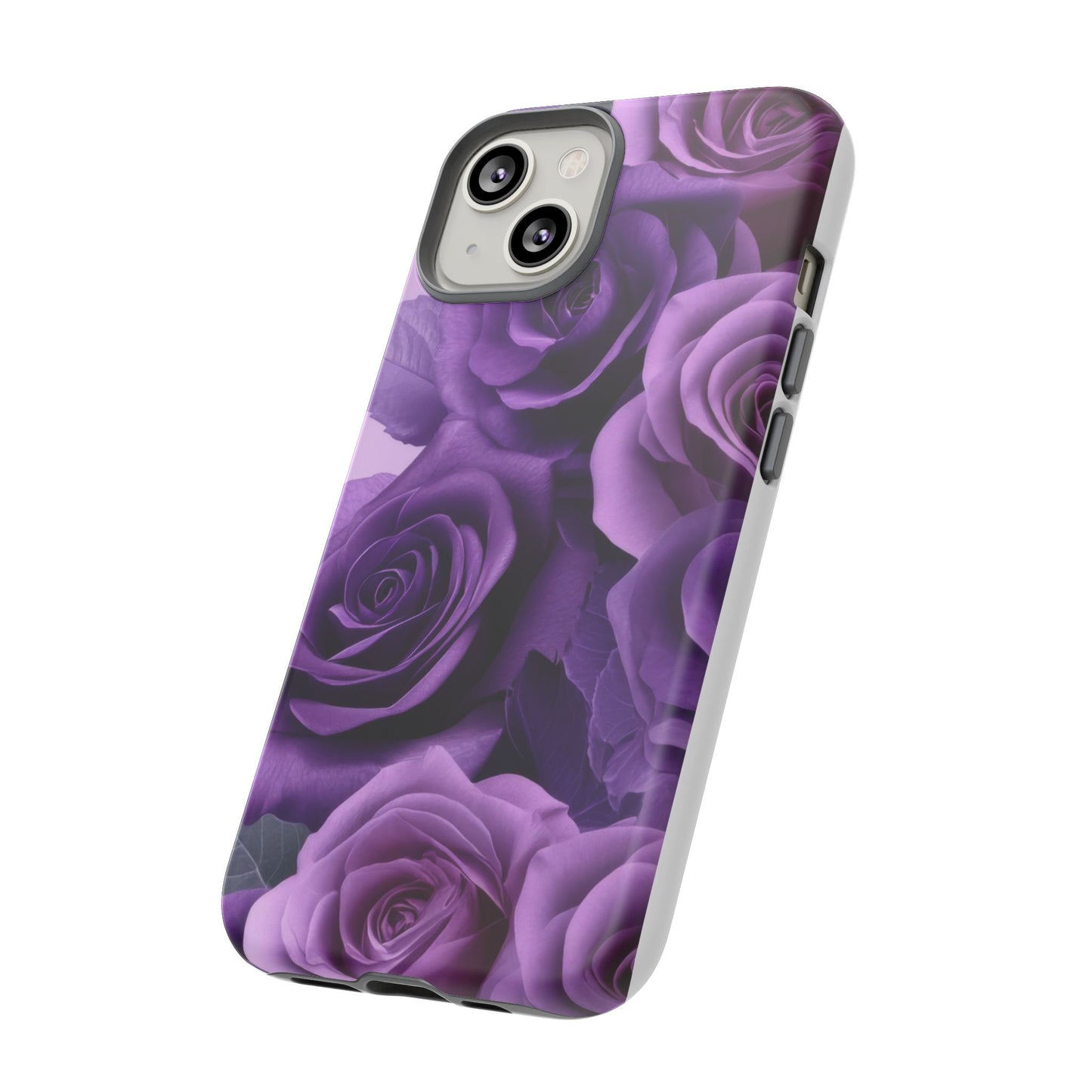 Tough Cases, Beautiful Purple Floral Design