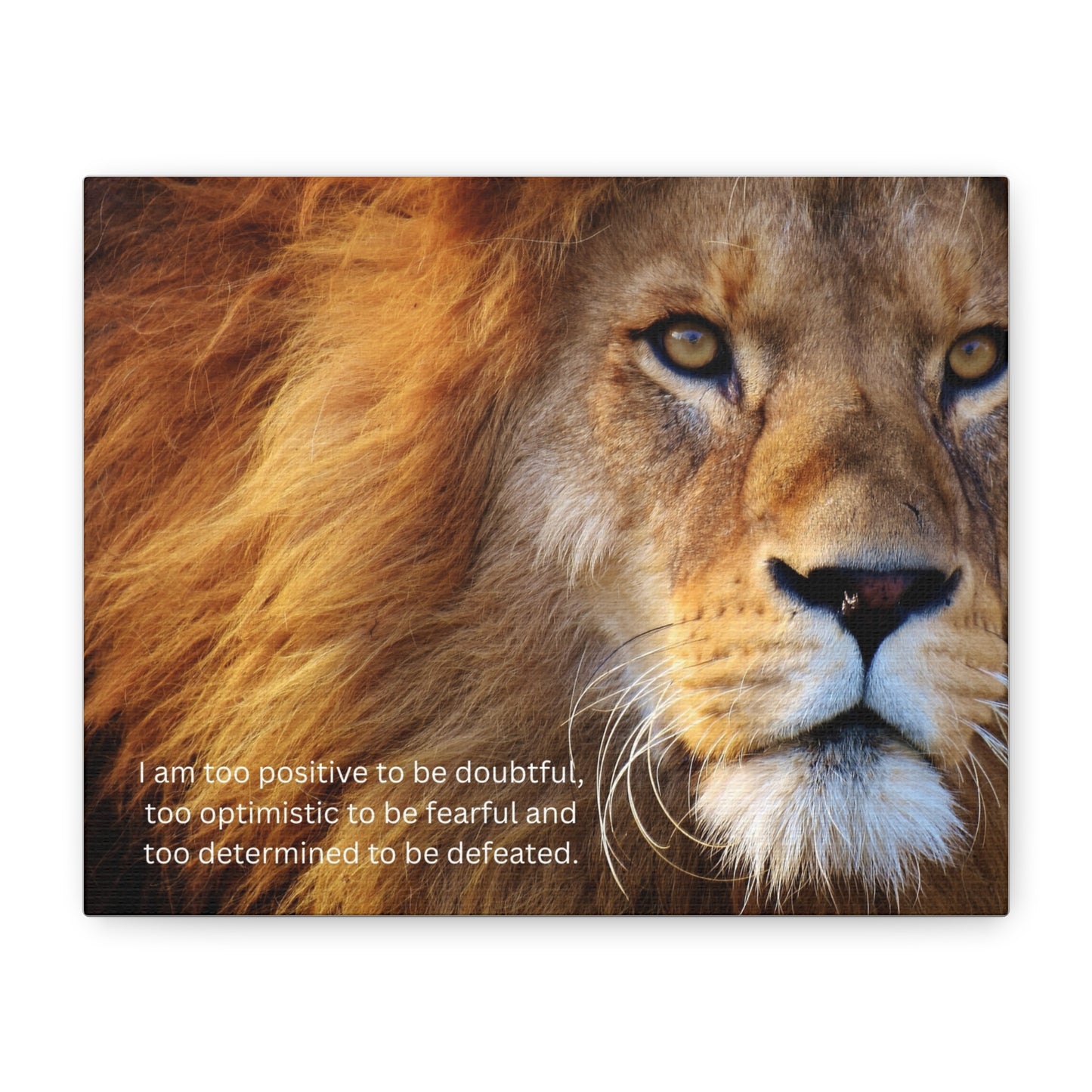 Inspiring Lion Canvas Print, Motivational Wall Art for Home Decor, Positive Affirmation Decor, Gift for Animal Lovers, Uplifting [...]