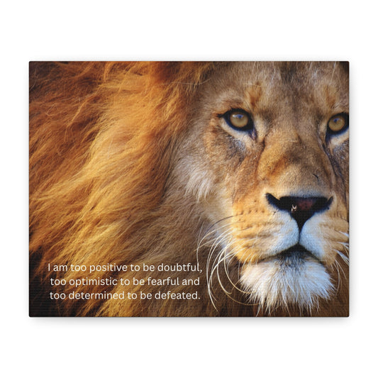 Inspiring Lion Canvas Print, Motivational Wall Art for Home Decor, Positive Affirmation Decor, Gift for Animal Lovers, Uplifting [...]