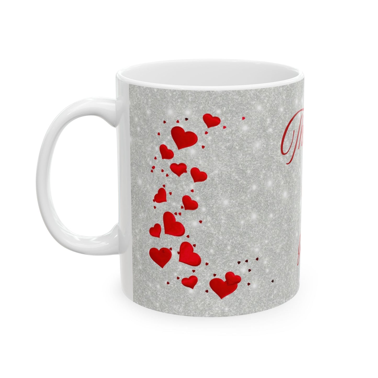 Thinking of You Heart Ceramic Mug — Romantic Valentine’s Coffee Cup (11oz & 15oz)