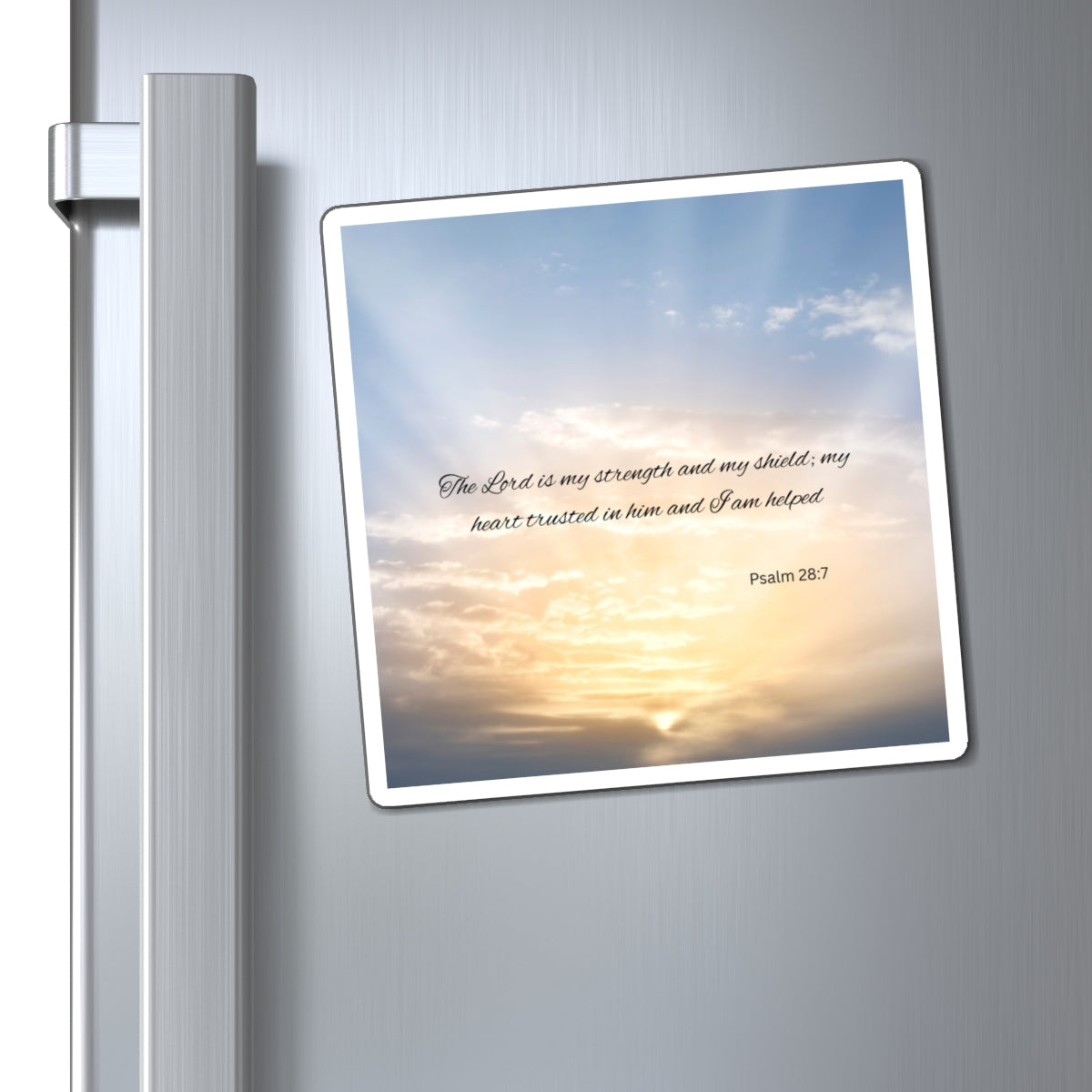 Inspirational Verse Magnet, Faith Motivational Decor for Home, Gift for Christians, Bible Verse Inspirational Gifts