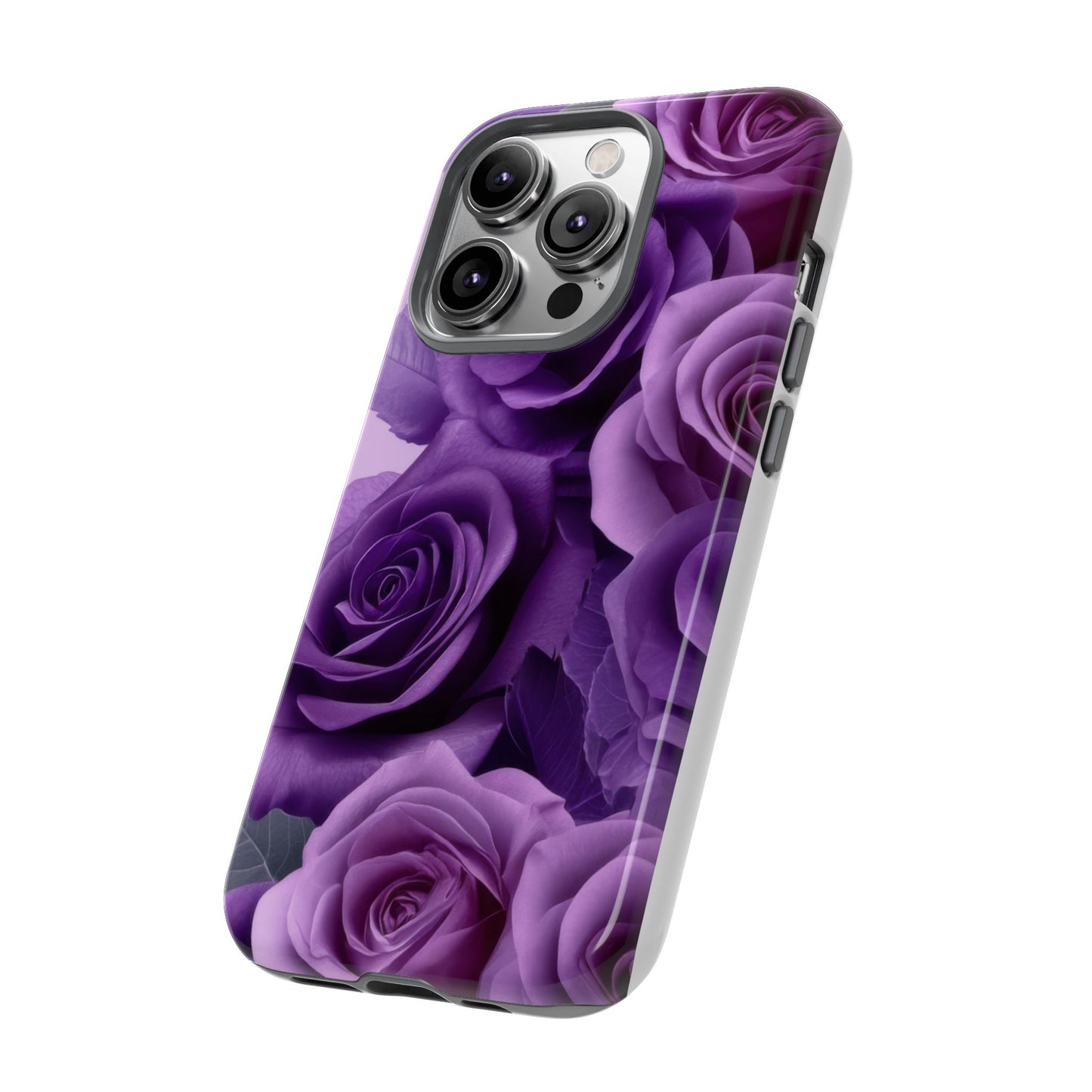 Tough Cases, Beautiful Purple Floral Design