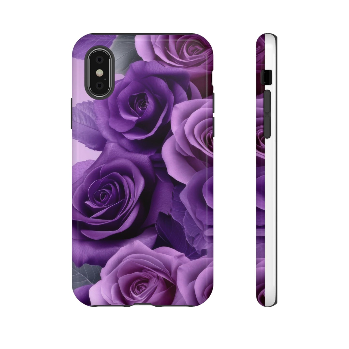Tough Cases, Beautiful Purple Floral Design