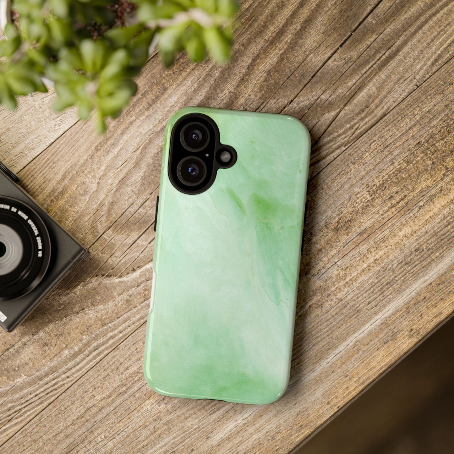 Tough Cases, Beautiful Green Marble Design