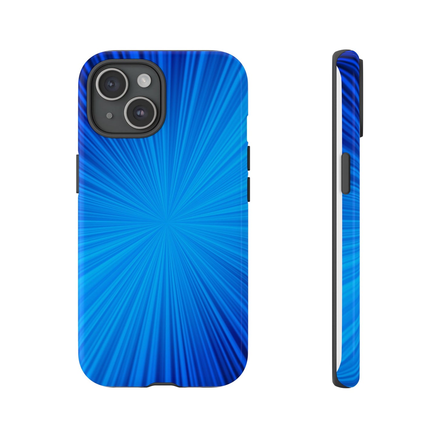 Tough Cases, Beautiful Blue Starburst Design