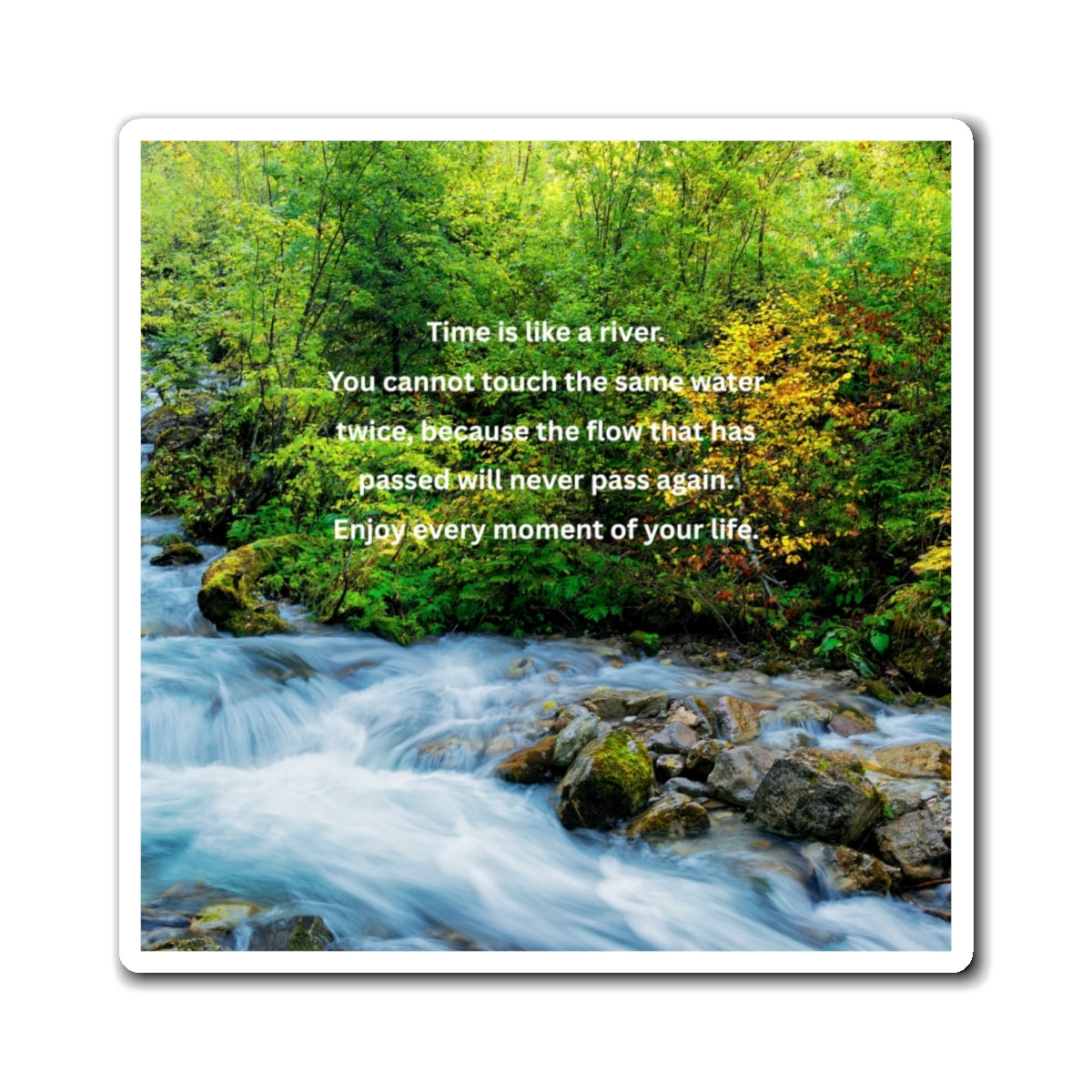 Inspirational Nature Quote Magnet
