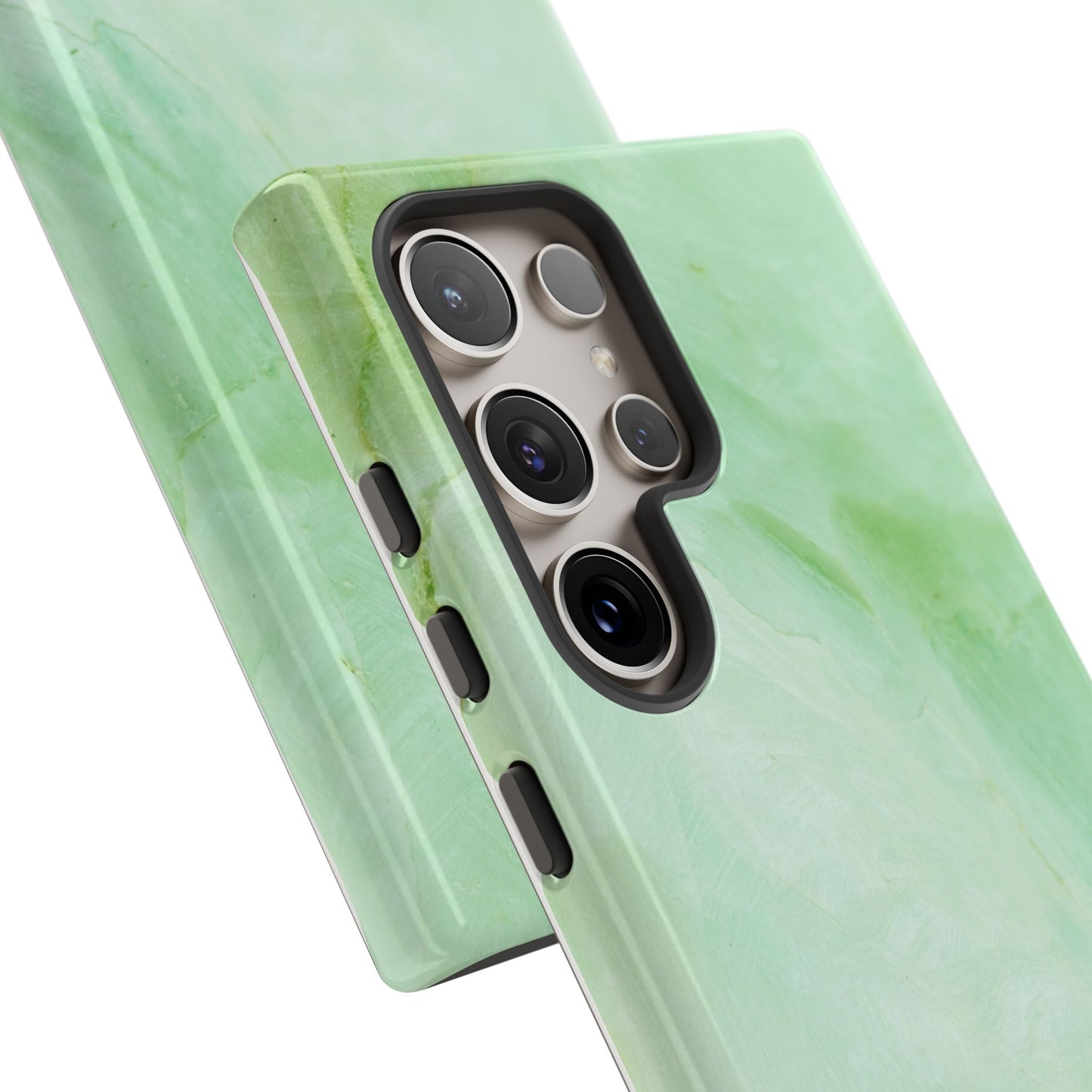 Tough Cases, Beautiful Green Marble Design