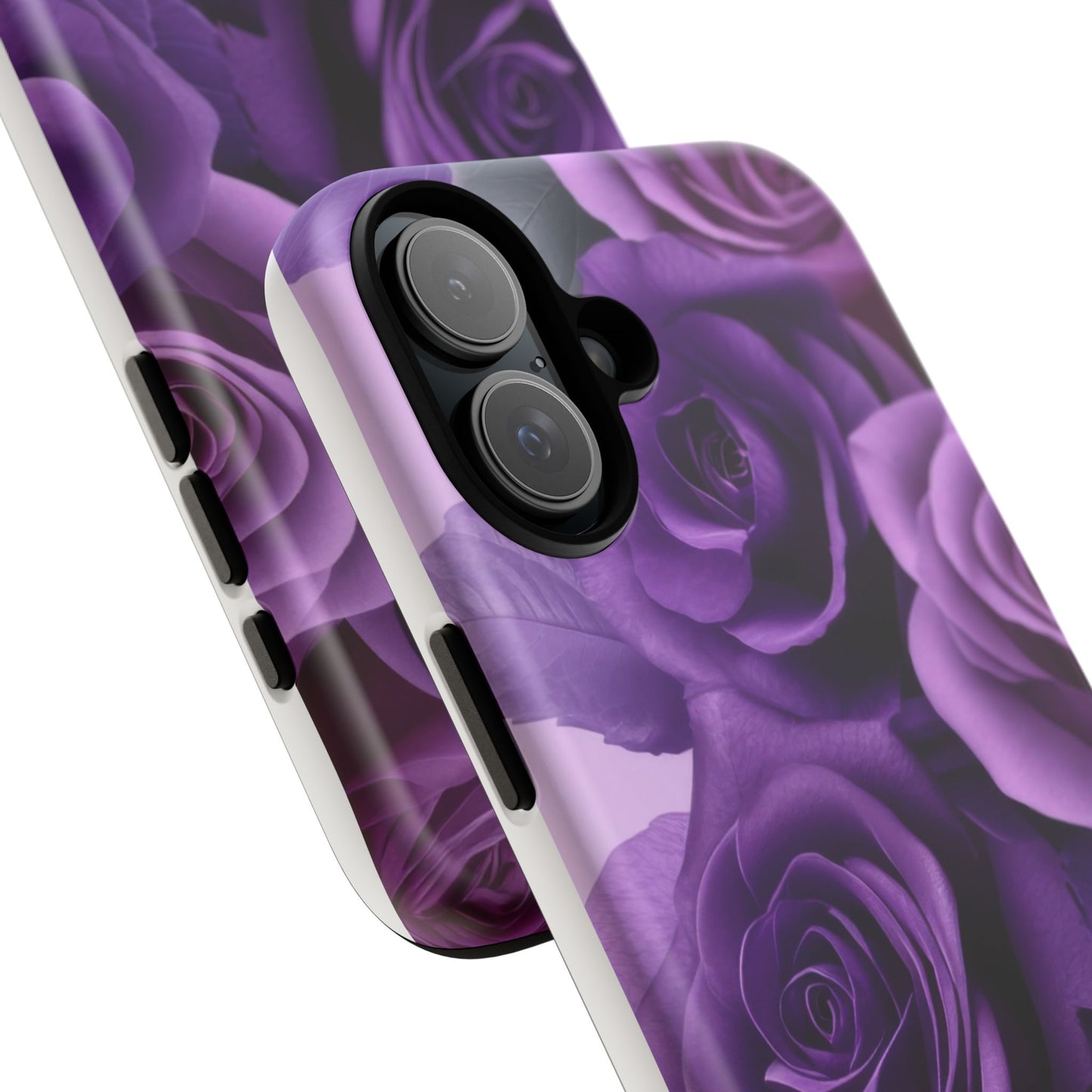 Tough Cases, Beautiful Purple Floral Design