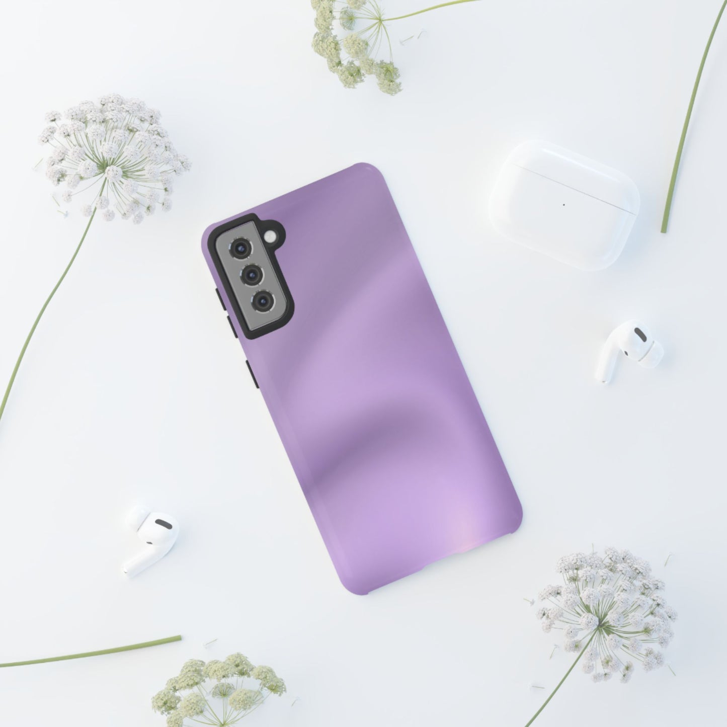 Tough Cases, Beautiful Lavender Marble Design