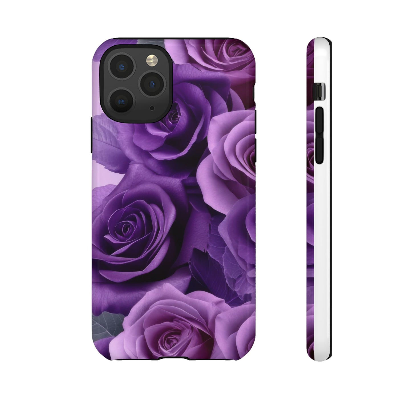 Tough Cases, Beautiful Purple Floral Design