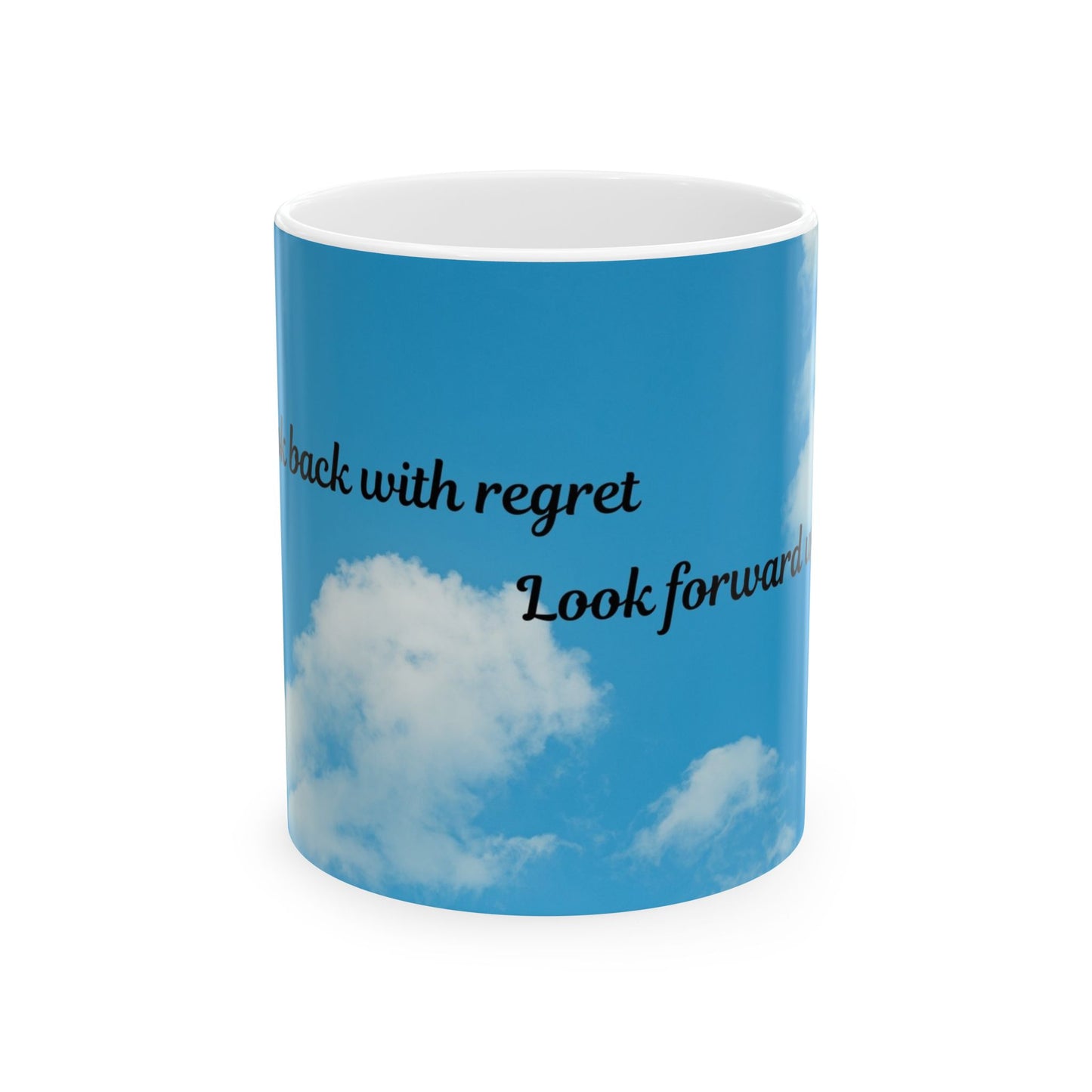 Inspiring Ceramic Mug - Motivational Gift for Coffee Lovers, Hope Mug, Positive Vibes, Customizable Coffee Cup, Unique Present