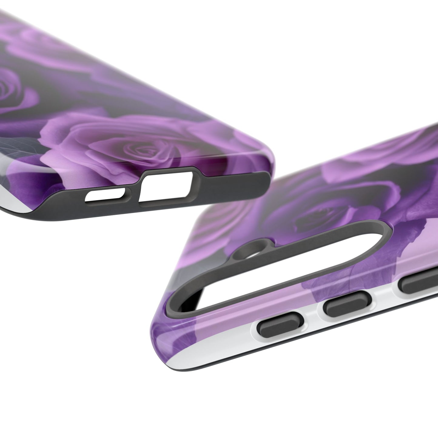 Tough Cases, Beautiful Purple Floral Design
