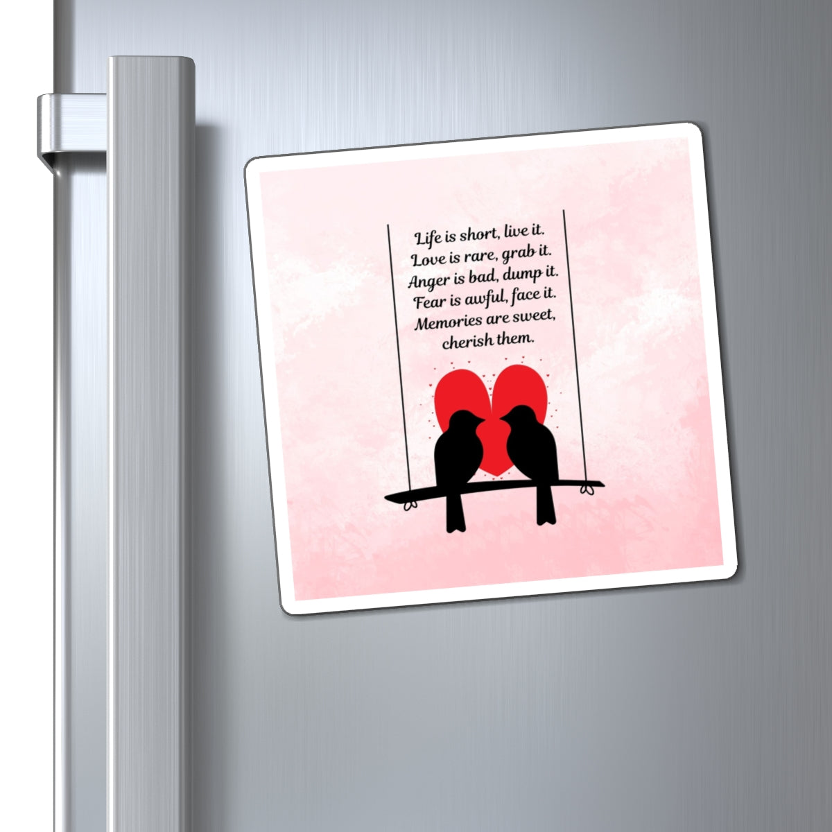 Inspirational Love Magnet, Sweet Couple Magnet, Positive Affirmation Decor, Gift for Couples, Wall Art Magnet, Romantic Home Decor