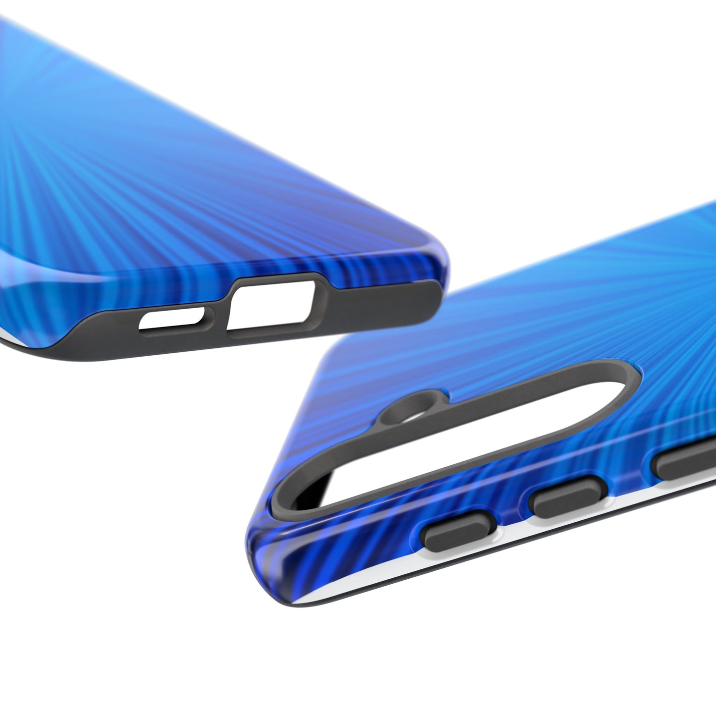 Tough Cases, Beautiful Blue Starburst Design