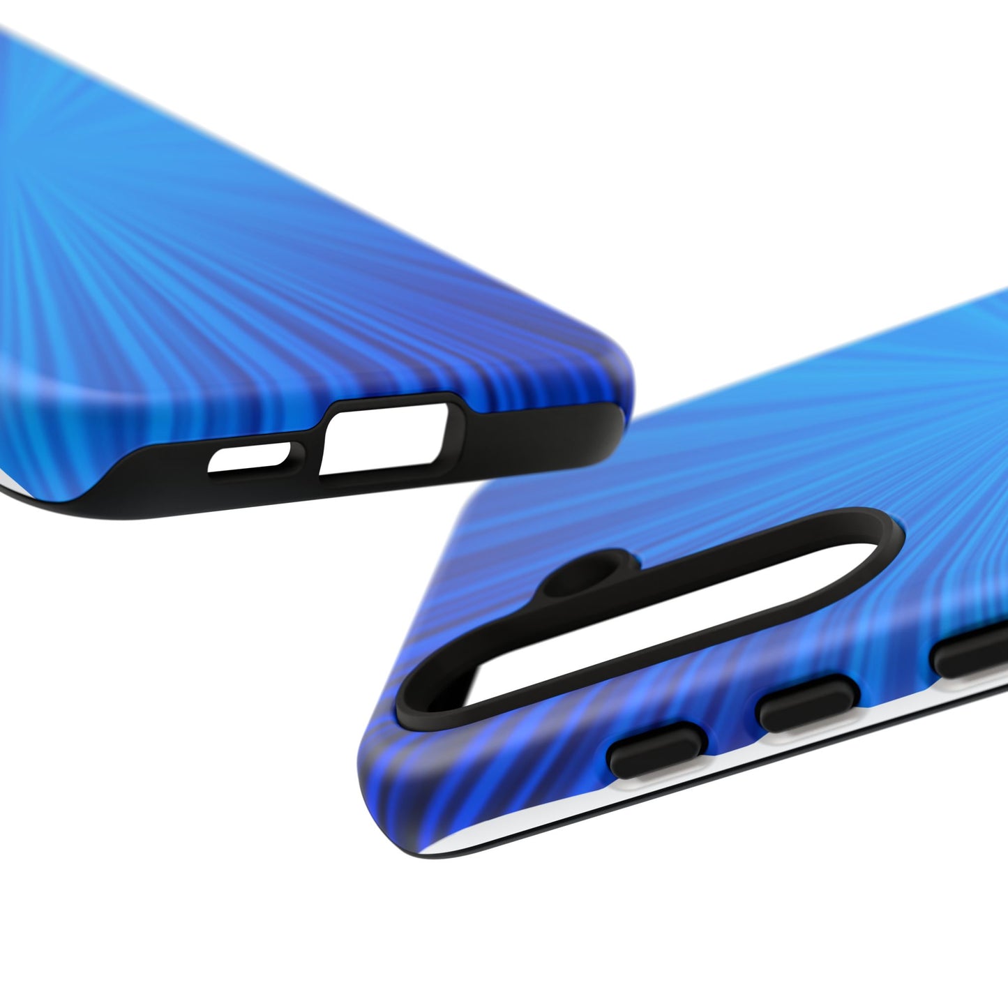 Tough Cases, Beautiful Blue Starburst Design