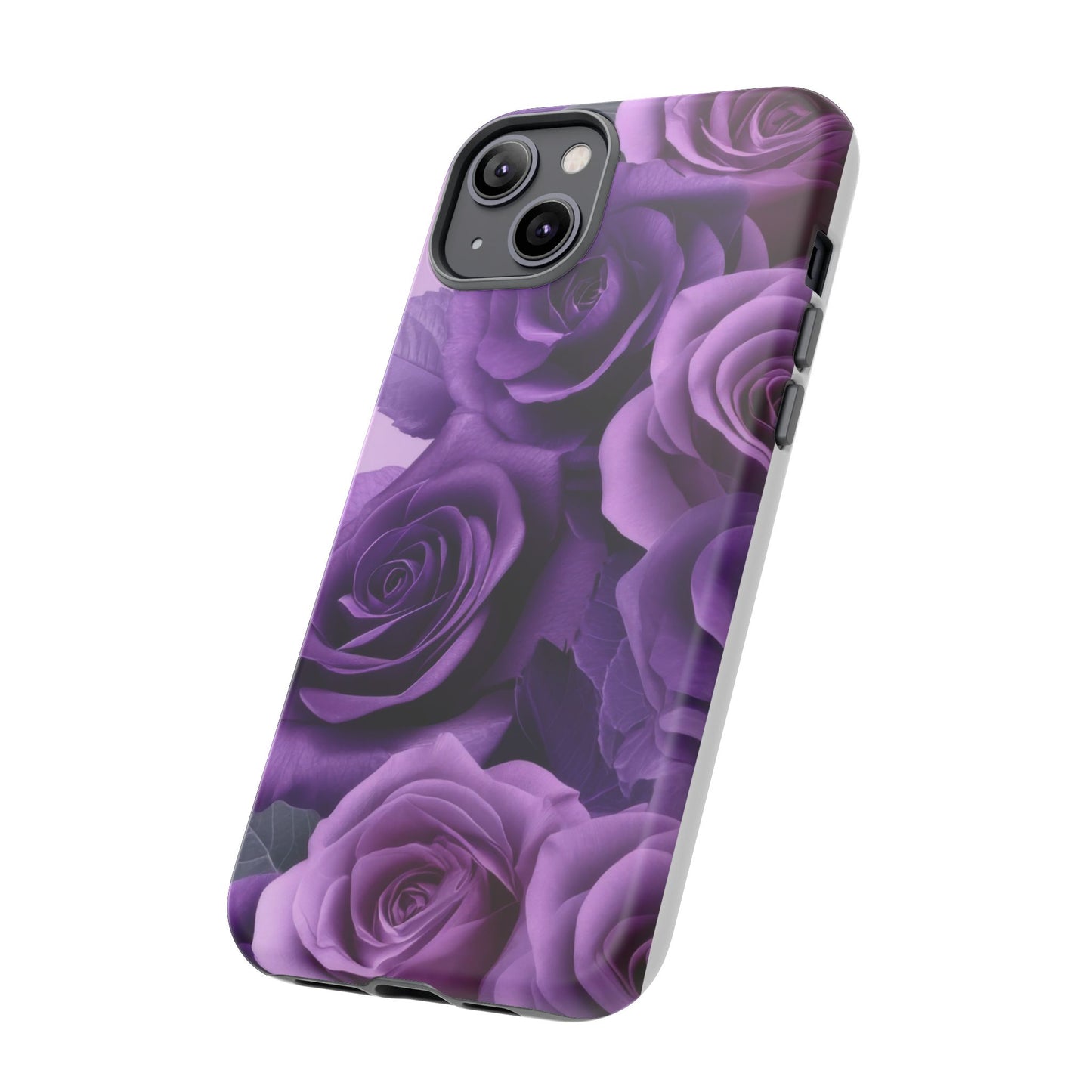 Tough Cases, Beautiful Purple Floral Design